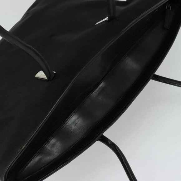 GUCCI Tote Bag Canvas Black Silver 002 2123 0456 Auth - Picture 9 of 16